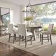 Jofran Inc. Telluride 7-Piece Beige/Driftwood Counter Table Dining Set-3