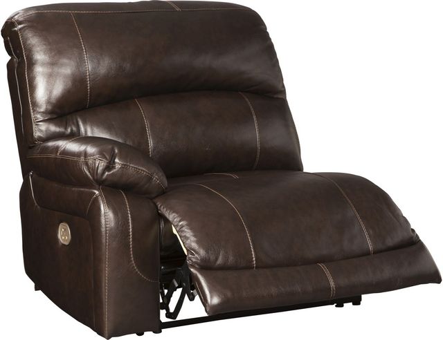 Signature Design by Ashley® Hallstrung 5-Piece Chocolate Power Reclining Right-Arm Facing Sectional and Chaise-3