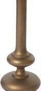 Four Hands Marlow Matchstick Aluminum Matte Brass Pedestal Table-3