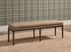 Modus Furniture Carlisle Pecan Pie Upholstered Dining Bench-1