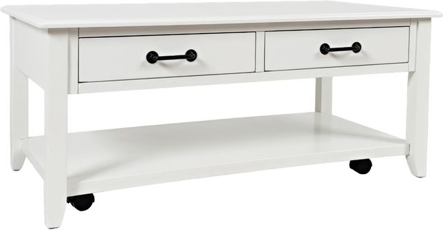 Jofran Inc. North Fork White Coffee Table-0