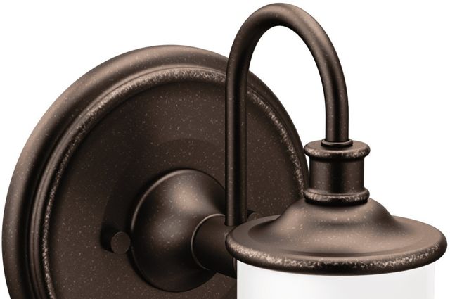 Moen® Belfield™ Oil Rubbed Bronze One Globe Bath Light-1