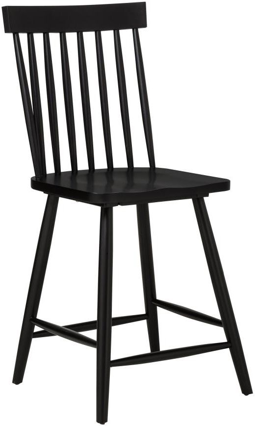Coaster® Andrews Black 2-piece Counter Height Dining Side Chair Set-3