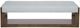 Vanguard® Furniture Michael Weiss Connolly Iggy Cloud/Havana Shagreen Bench-1