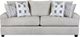 Fusion Furniture Premier Taupe 38" Sofa-0