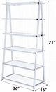 ACME Furniture Coleen Chrome/White High Gloss Bookshelf-3