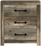 Perdue Woodworks 65,000 Essential Brown/Gray Drawer Nightstand-1