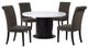 Coaster® Sherry 5-Piece Brown Round Marble Top Dining Table Set-0