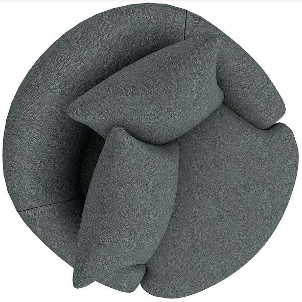 Best® Home Furnishings Customizable Alanna Swivel Barrel Chair with Espresso Legs-3