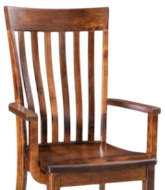 Archbold Furniture Customizable Amish Essentials Nathan Arm Chair-1