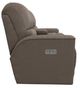 La-Z-Boy® Cade Stone Leather Power Reclining Loveseat with Console and Headrest-3