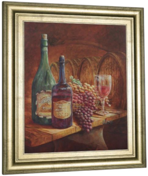 Classy Living Vintage Wine IV 26" Wall Art-3