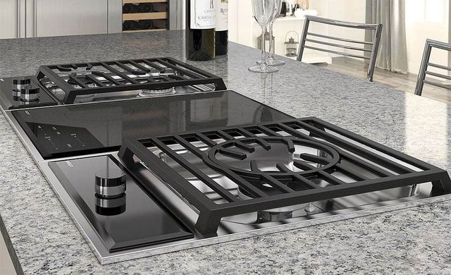 Wolf® 15" Stainless Steel Transitional Multi-function Gas Module-1