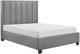 Mazin Furniture Anson Gray Queen Panel Bed-0