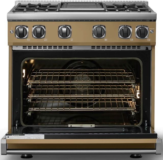 Viking® 7 Series 36" Golden Hour Pro Style Natural Gas Range with Griddle-1