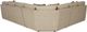 Craftmaster® Customizable CM Modern Track Arm Sectional-4