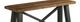 Kincaid Furniture Modern Classics Brown Crossfit Sofa Table with Black Base-1