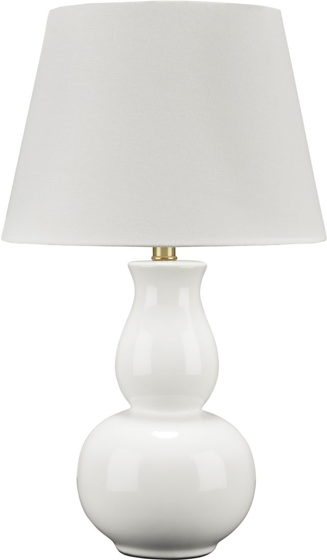Signature Design by Ashley® Zellrock White Ceramic Table Lamp-0