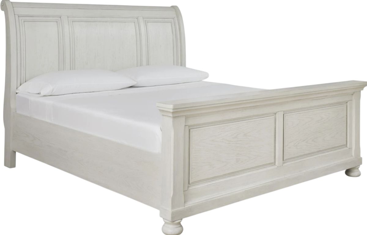 Signature Design by Ashley® Robbinsdale White Queen Sleigh Bed