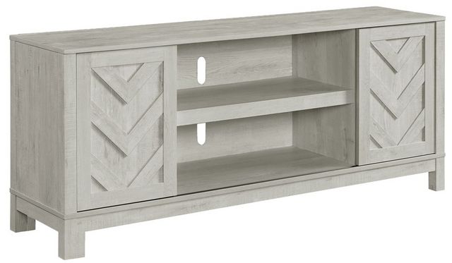 Elements International Eleanor White 70'' TV Stand
