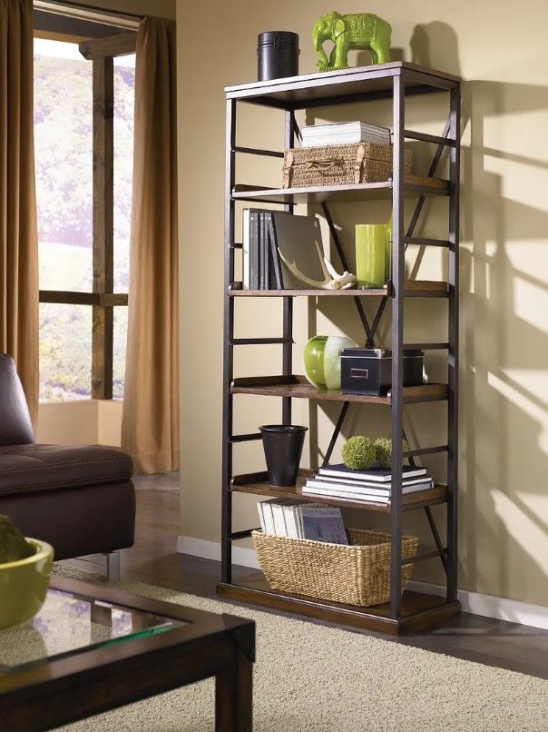 Hammary® Studio Home Brown Bookcase-1