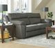 Catnapper® Atlas Charcoal Reclining Sofa-0