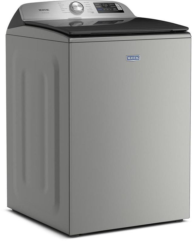 Maytag® Pet Pro 6 Cu. Ft. Classic Silver Agitator Top Load Washer with Extra Power-2