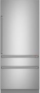 Café™ 36" 20.1 Cu. Ft. Stainless Steel Built-In Bottom Freezer Refrigerator-0
