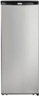 Danby® Designer 8.5 Cu. Ft. Black with Stainless Steel Upright Freezer-0