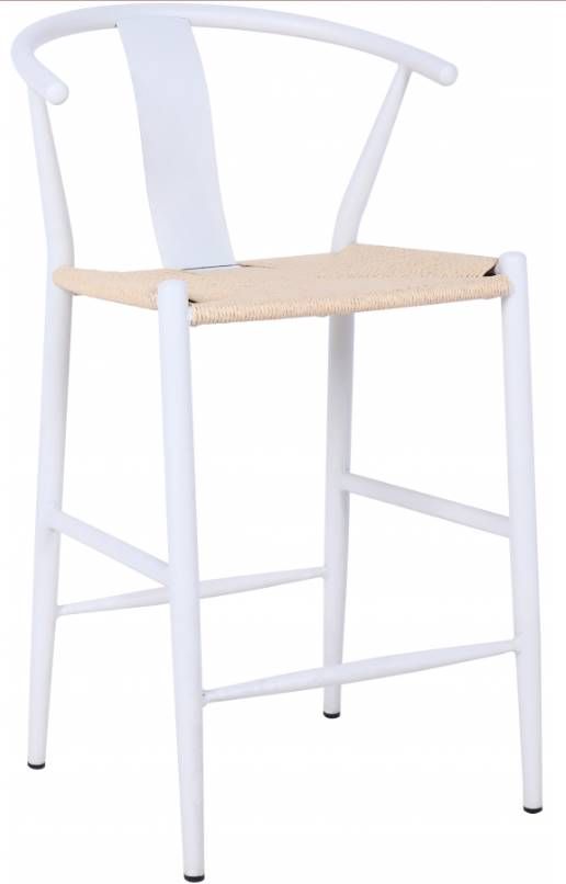 Meridian Furniture Beck Matte White Stool-0
