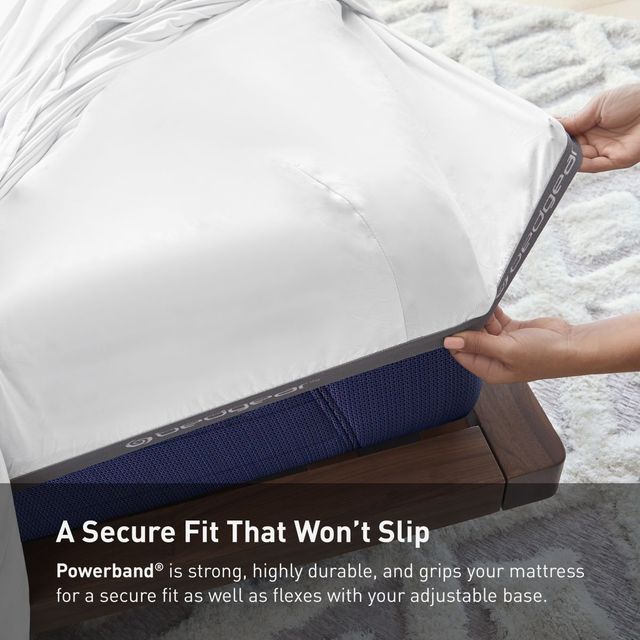 BEDGEAR® Dri-Tec Performance® Bright White Twin/Twin XL Sheet Set-3
