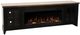 Legends Home Providence Black/Bourbon 83" Fireplace Console-0