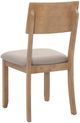 Linon Jordan 2-Piece Gray Wash Dining Chair-5