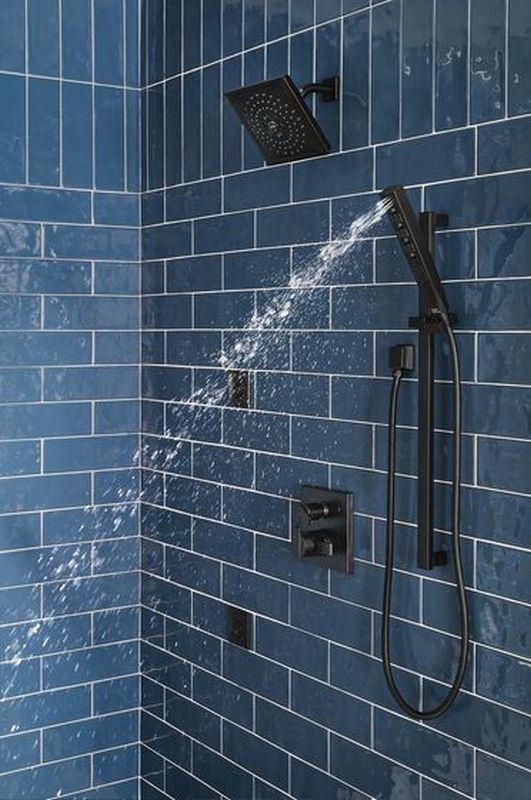 Delta Ara® Angular Modern Monitor® 17 Series Matte Black Valve Trim with 6-Setting Integrated Diverter-2
