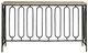 Universal Explore Home™ Griffith Park Beige Console Table with Rubbed Bronze Base-1