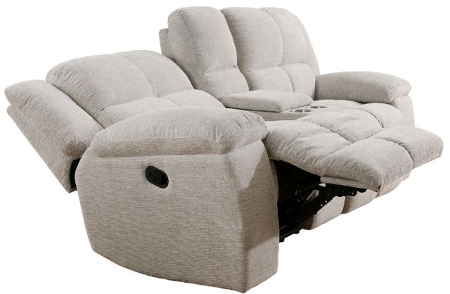 Parker House® Buster Opal Taupe Manual Dual Reclining Console Loveseat-1