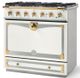 La Cornue CornuFe´ 90 36" Pure White Pro Style Dual Fuel Range-1