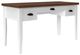Legends Home Hampton Barnwood/Jasmin White Writing Desk-0