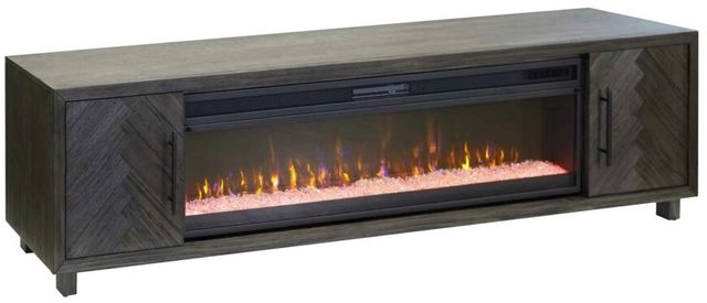 Martin Furniture Palisades Charcoal 96" Fireplace TV Stand-0
