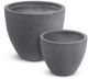 Le Present Sandstone Helmet Grey 16" Planter-1