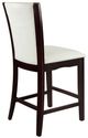 Homelegance® Daisy White/Espresso Counter Height Chair-3