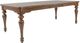 Canadel® Canadel Cognac Washed Rectangular Wood Table-0