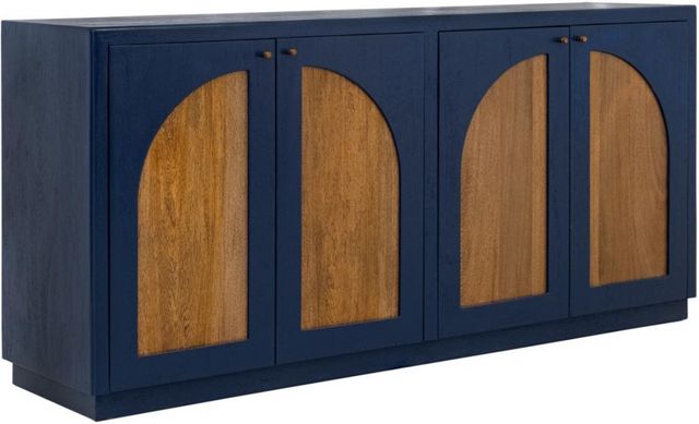 International Furniture Direct Arcadia Dark Blue Console-0