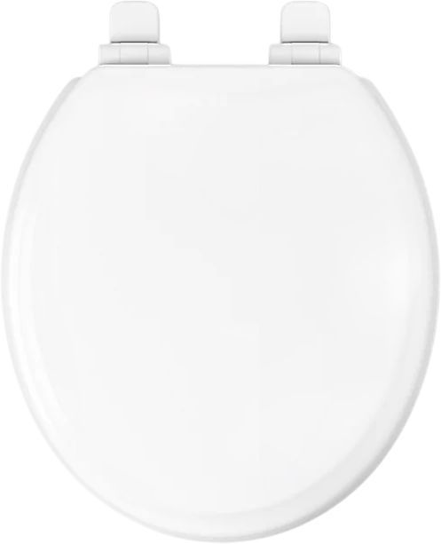 KOHLER® Ridgewood® White Quiet-Close™ Round-Front Toilet Seat-2