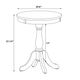 Powell® Palmetto White Round Accent Table-2