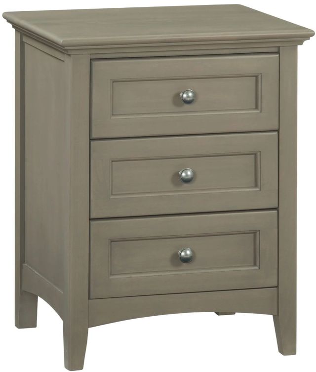 Whittier Wood® Furniture McKenzie Fieldstone 3-Drawer Nightstand-0