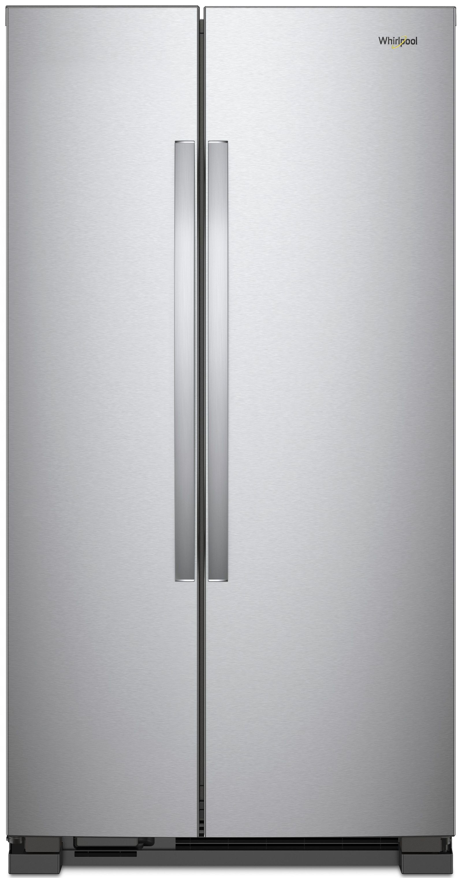 Whirlpool® 33 in. 22.0 Cu. Ft. Monochromatic Stainless Steel Side-By-Side Refrigerator