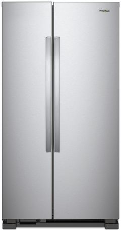 Whirlpool® 34 in. 21.7 Cu. Ft. Side-By-Side Refrigerator-Monochromatic Stainless Steel