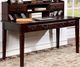 Furniture of America® Tami Dark Walnut Writing Desk with Hutch-0