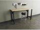 Gladiator® Workbench Hammered Granite 66.5" Wide Hardwood Modular with Black Metal Legs-4